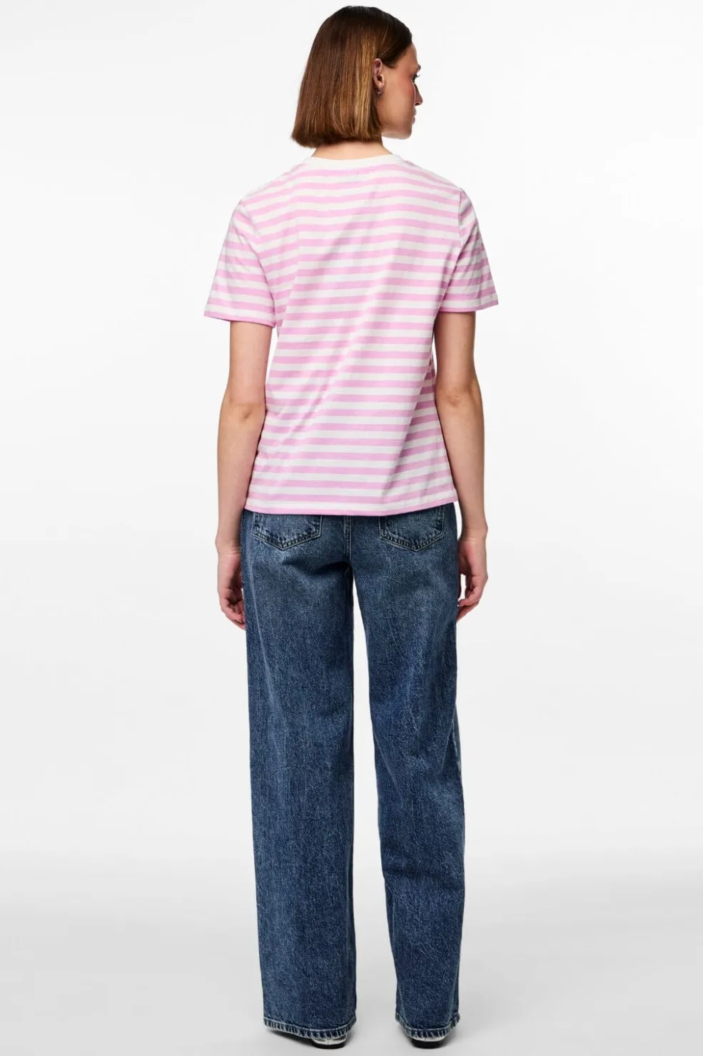 Pieces Pcria Ss Tee Stripes< T-Shirts & Toppe