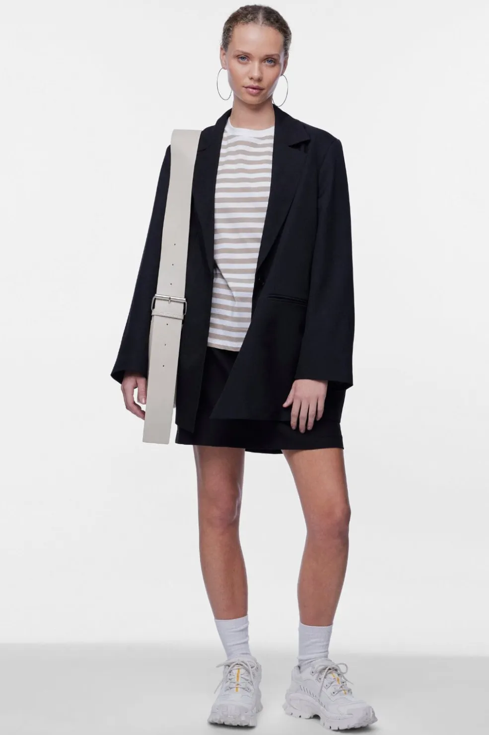 Pieces Pcria Ss Tee Stripes< T-Shirts & Toppe