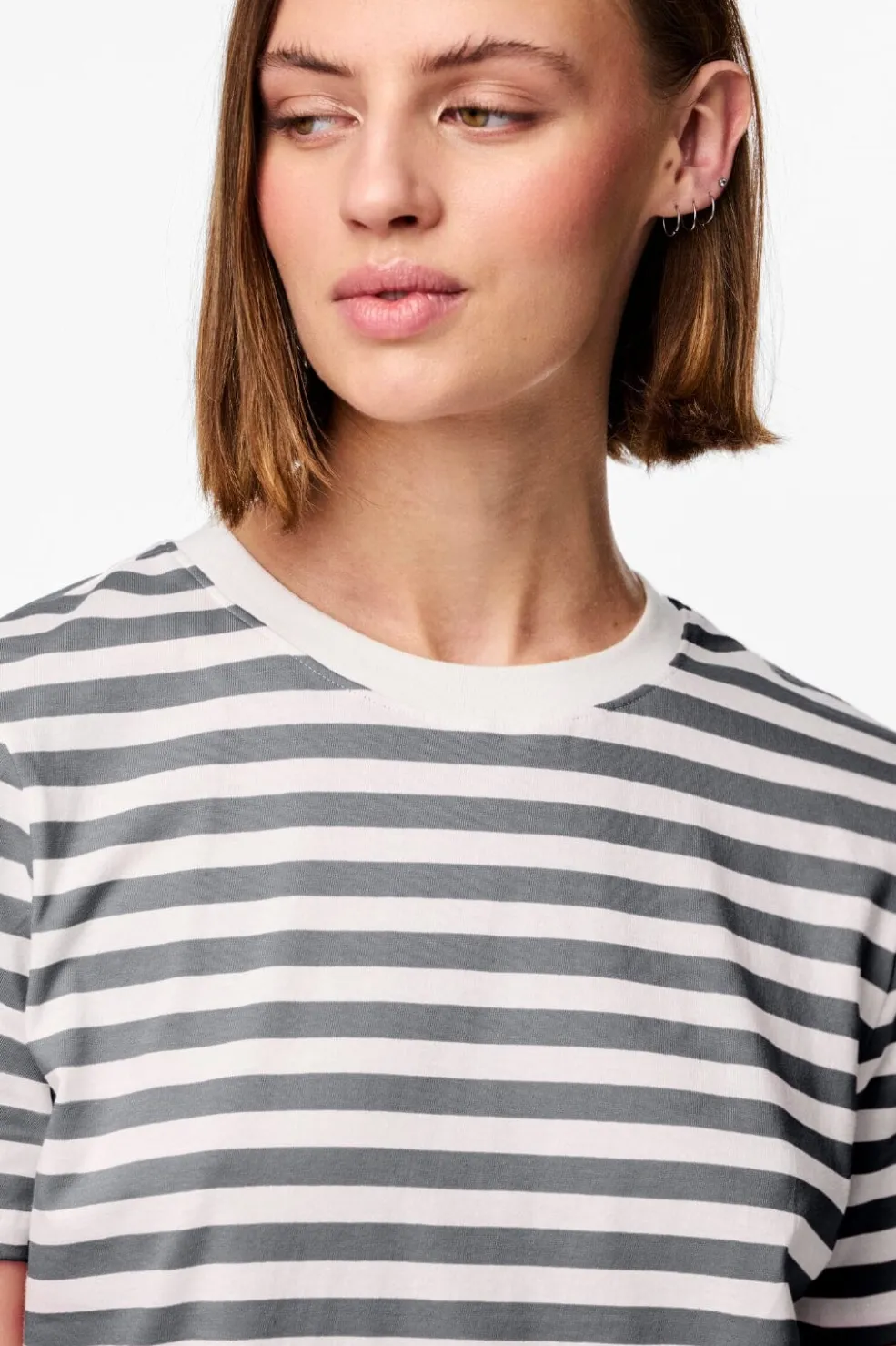 Pcria Ss Tee Stripes*Pieces New