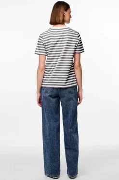 Pcria Ss Tee Stripes*Pieces New