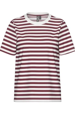 Pcria Ss Tee Stripes*Pieces Hot