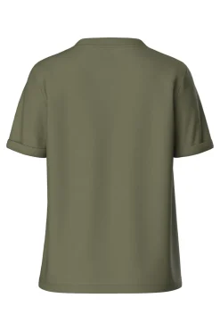 Pcria Ss V-Neck Solid Tee*Pieces Discount