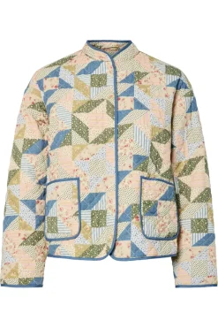 Pcrikke Quilted Jacket*Pieces Hot