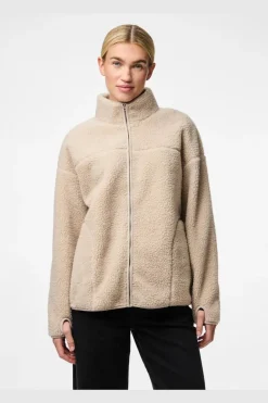 Pcsadia Ls Teddy Jacket*Pieces Outlet