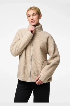 Pcsadia Ls Teddy Jacket*Pieces Outlet