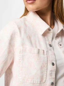 Pieces Pcsalume Ss Denim Shirt< Bluser & Skjorter|Ammevenligt Tøj