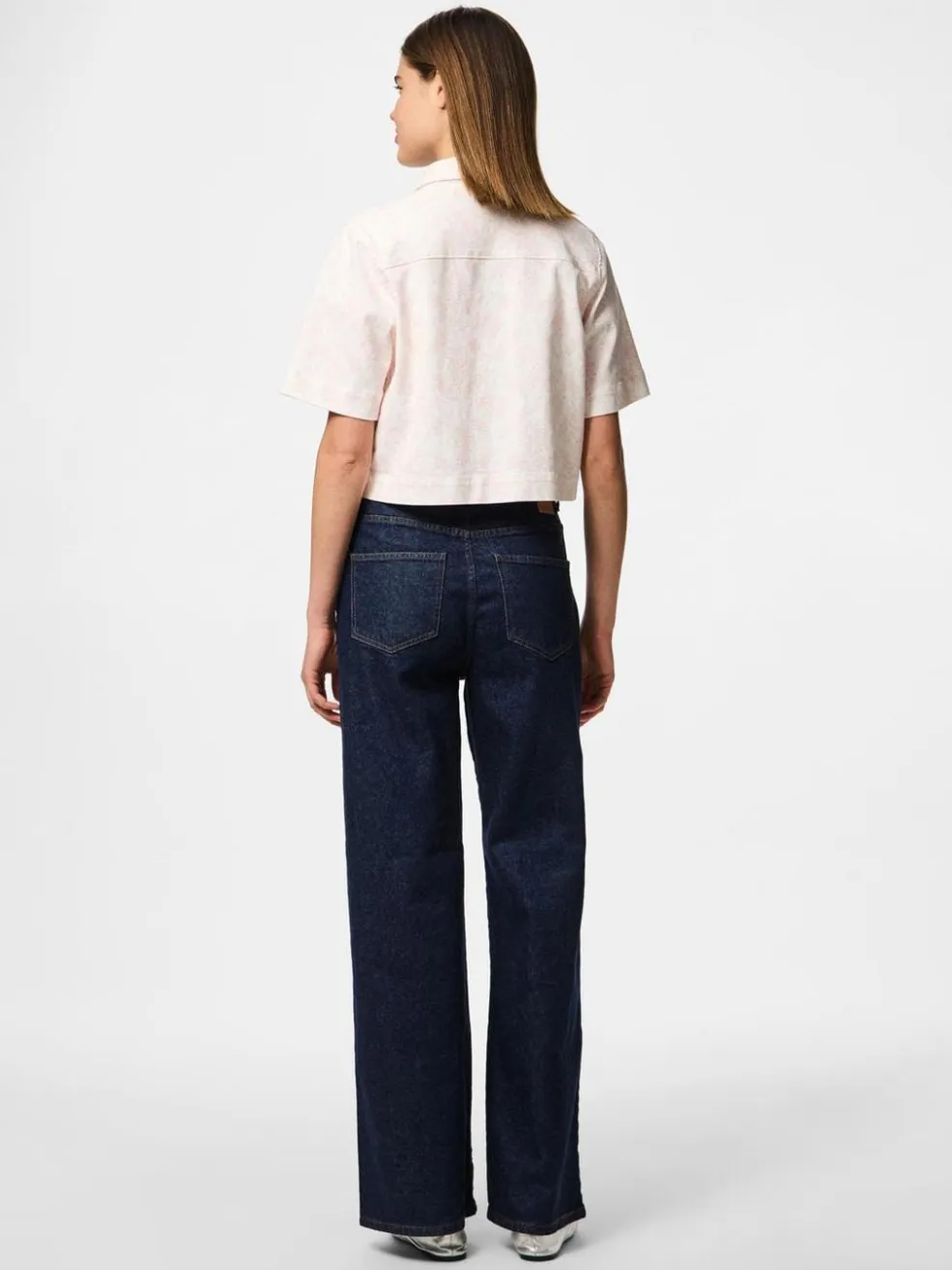 Pieces Pcsalume Ss Denim Shirt< Bluser & Skjorter|Ammevenligt Tøj