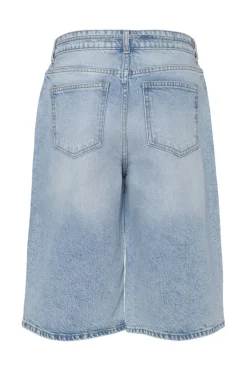 Pcselma Wide Denim Shorts*Pieces Best