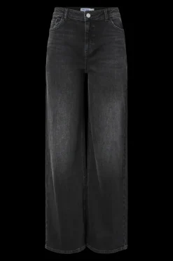 Pieces Pcsilke Wide Jeans Bl< Bukser, Jeans & Leggings