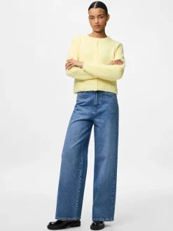 Pieces Pcsilly Ls O-Neck Knit Cardigan< Cardigans|Ammevenligt Tøj