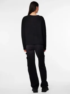 Pieces Pcsilly Ls Reversible Tie Knit< Bluser & Skjorter|Strik