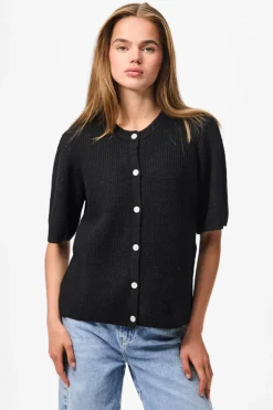 Pieces Pcsilly Ss O-Neck Knit Cardigan< Cardigans|Ammevenligt Tøj