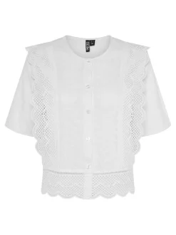 Pieces Pcsiminna Ss Top< T-Shirts & Toppe|Ammevenligt Tøj