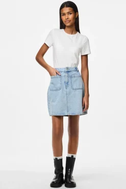 Pcsky Mini Denim Skirt*Pieces Clearance