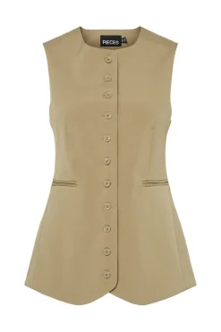 Pctempre Long Vest*Pieces Clearance