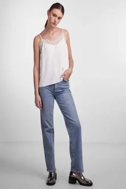 Pctiffany Strap Lace Top Bc*Pieces Outlet