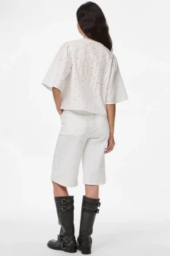 Pctyla 2/4 V-Neck Tie Top Pp*Pieces Best