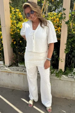 Pieces Pctyla Wide Pants Pp< Sæt 🛍️|Bukser, Jeans & Leggings