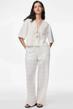 Pieces Pctyla Wide Pants Pp< Sæt 🛍️|Bukser, Jeans & Leggings