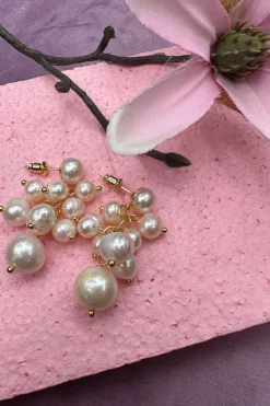 Pearl Drops Earring*Mellow Moon Clearance