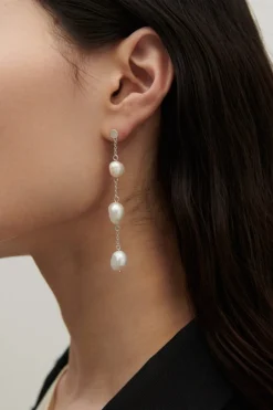 3-Pearls Earchain*Sorelle Jewellery Outlet