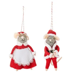 Peo Ornament, Rød, Uld 82061882*Bloomingville Clearance