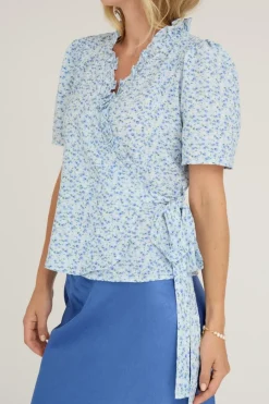 Peony Wrap Blouse*A-View Online
