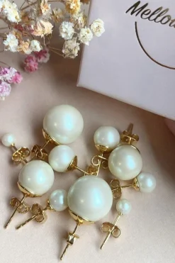 Mellow Moon Perle Øreringe< Øreringe