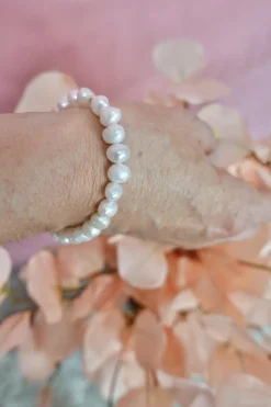 Perlearmbånd m. Forgyldt Perle*Mellow Moon Clearance