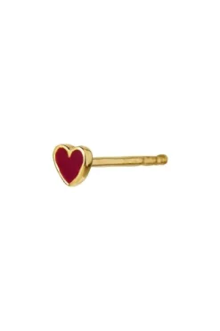 Petit Love Heart Earring Golden*Stine A Best