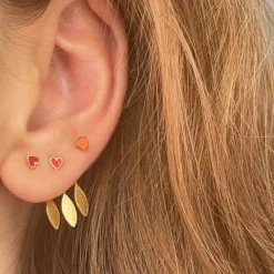 Petit Love Heart Earring Golden*Stine A Best