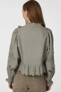 Petrine Embroidery Blouse 161136*Neo Noir Sale