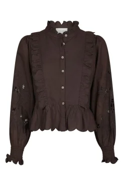 Neo Noir Petrine Embroidery Blouse 161136< Bluser & Skjorter|Ammevenligt Tøj