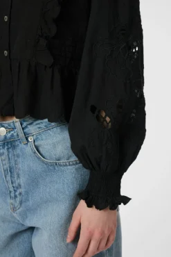 Neo Noir Petrine Embroidery Blouse 161136< Bluser & Skjorter|Ammevenligt Tøj