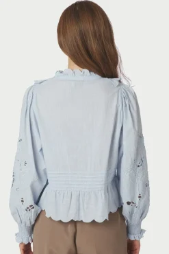Petrine Embroidery Blouse 161136*Neo Noir Best