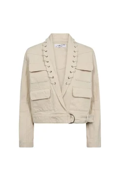 Pielle Structure Crop Jacket HL10442*Haute L'Amitié