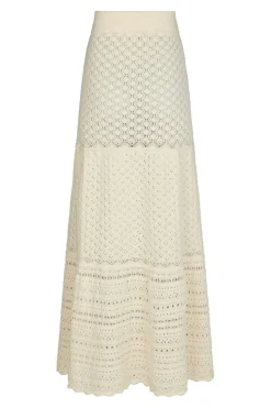 Pillina Crochet Knit Skirt 165220*Neo Noir