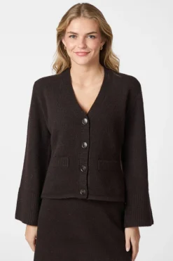 Neo Noir Pixie Knit Cardigan 163069< Cardigans|Ammevenligt Tøj