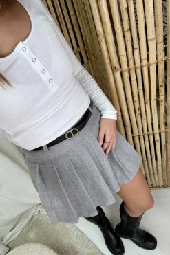 A-bee Pleated Skirt CAMILLE< Nederdele