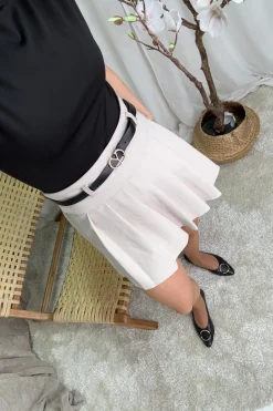 A-bee Pleated Skirt CAMILLE< Nederdele