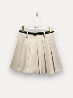 Pleated Trapeze Skirt*A-bee New