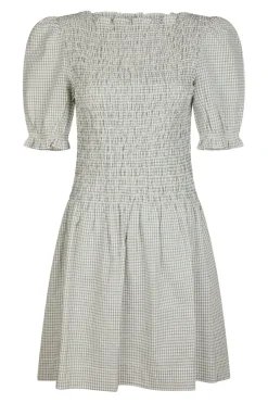 Neo Noir Polkis Small Check Dress 164797< Kjoler