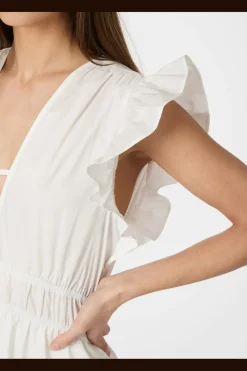 Neo Noir Pollana Poplin Dress 160661< Kjoler