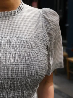 Possini Small Check Blouse 165420*Neo Noir Online