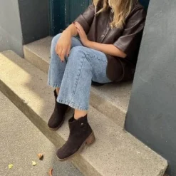 Copenhagen Shoes Power Walk Boot Suede CS8648< Støvler|Copenhagen Shoes