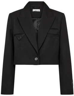 Premiere Crop Strap Blazer HL10475*Haute L'Amitié Outlet