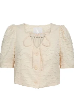 Rachelcc Crop Tie Ss Shirt 35801*Co´Couture Best