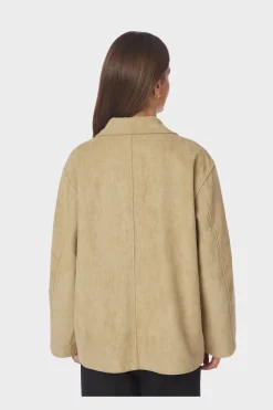 Ravina Faux Suede Jacket 167352*Neo Noir Outlet