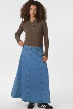 Raya Denim Skirt 164339*Neo Noir Discount