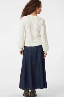 Neo Noir Raya Denim Skirt 164339< Nederdele